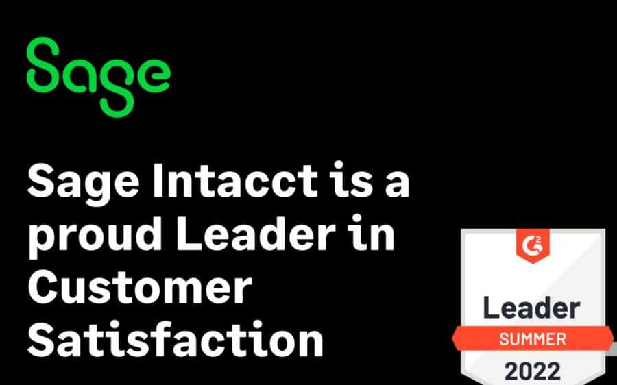G2 Summer 2022 Sage Intacct {Infographic}