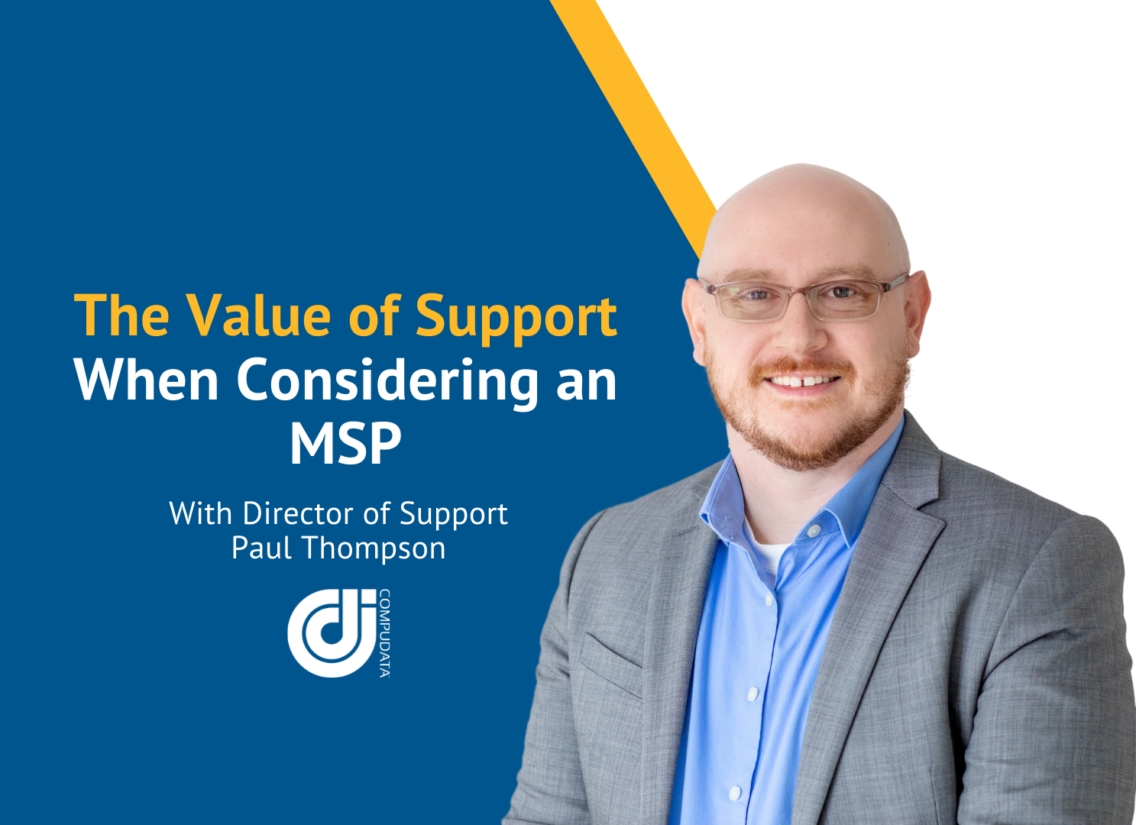 the value of support IT support services MSP services outsourced IT support
