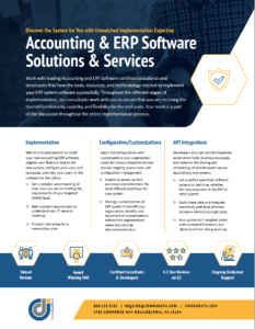 Software Implementation, ERP Implementation, Accounting Software Implementation