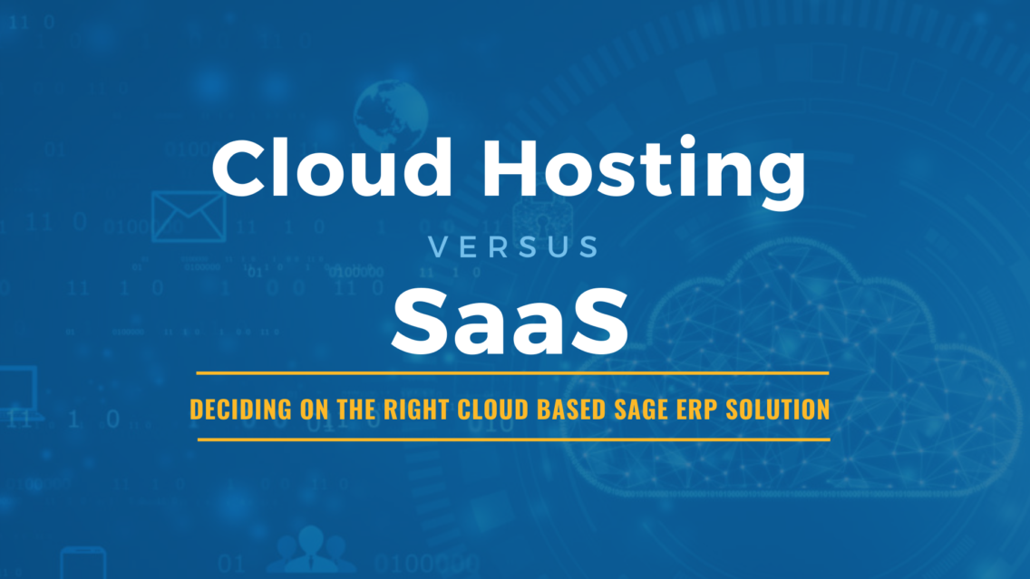 Cloud Hosting vs Saas cloud based erp solution