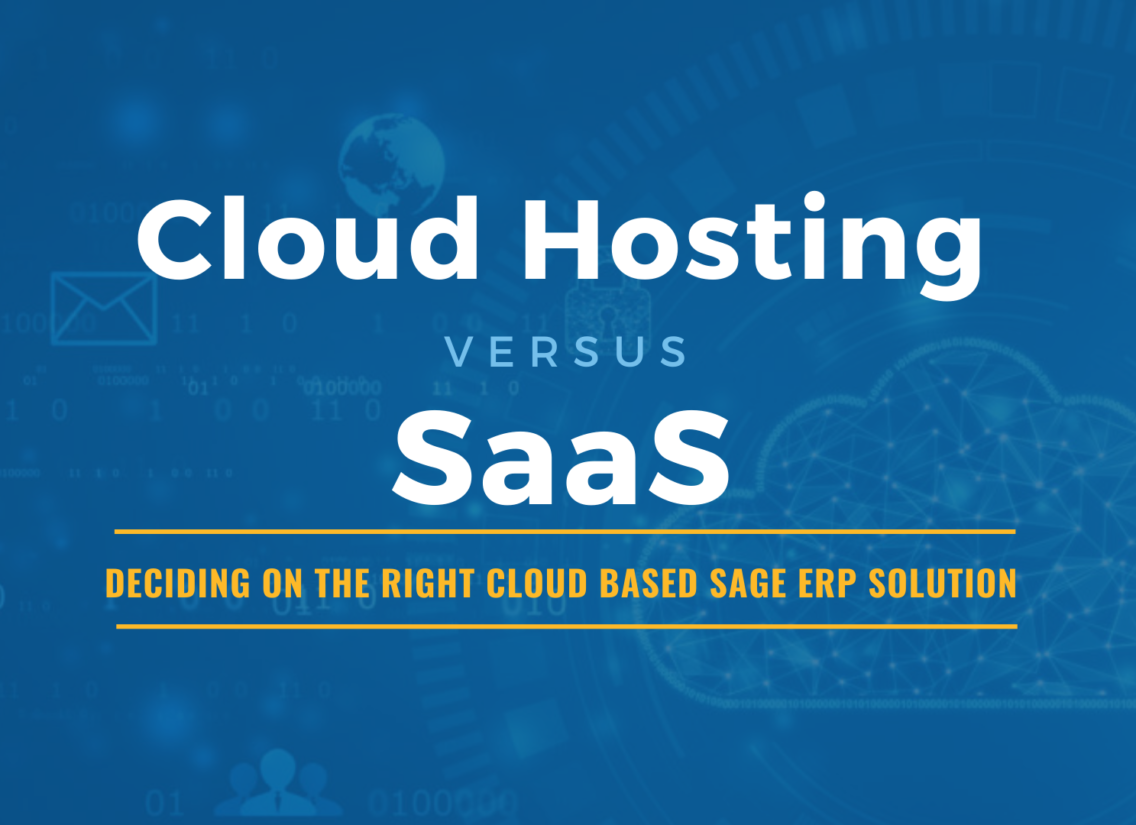 Cloud Hosting vs Saas cloud based erp solution