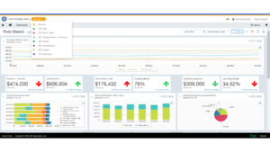 General CFO Dashboard Sage Intacct Screens