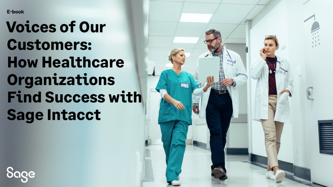 Sage Intacct for Healthcare
