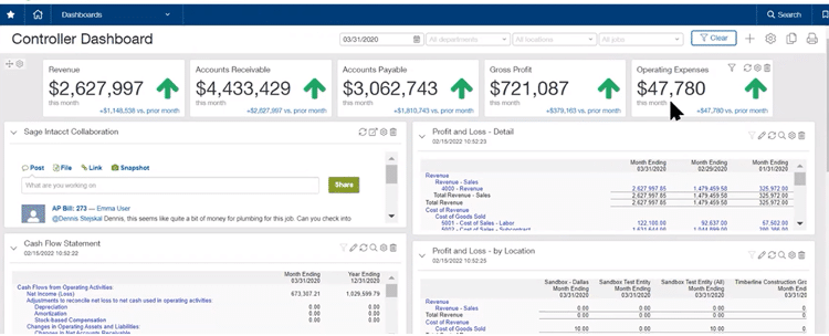 Controller Dashboard