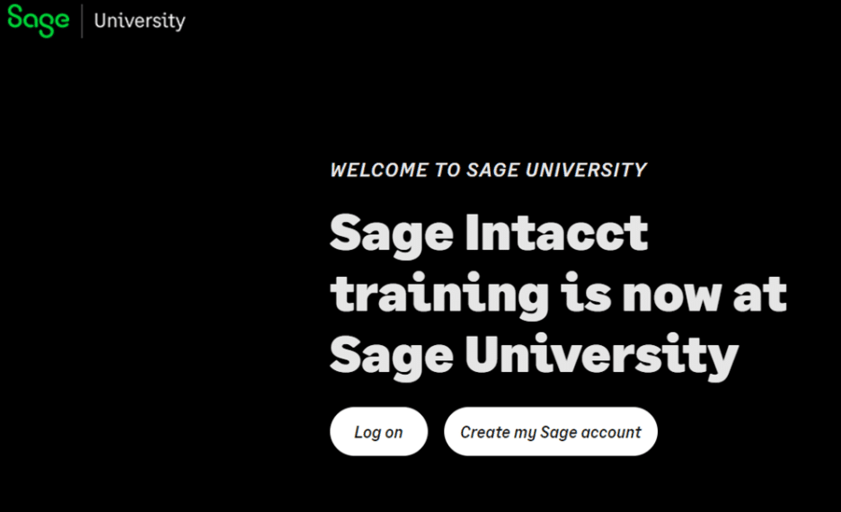 Maximize Your Sage Intacct Investment Learning Membership & Sandbox
