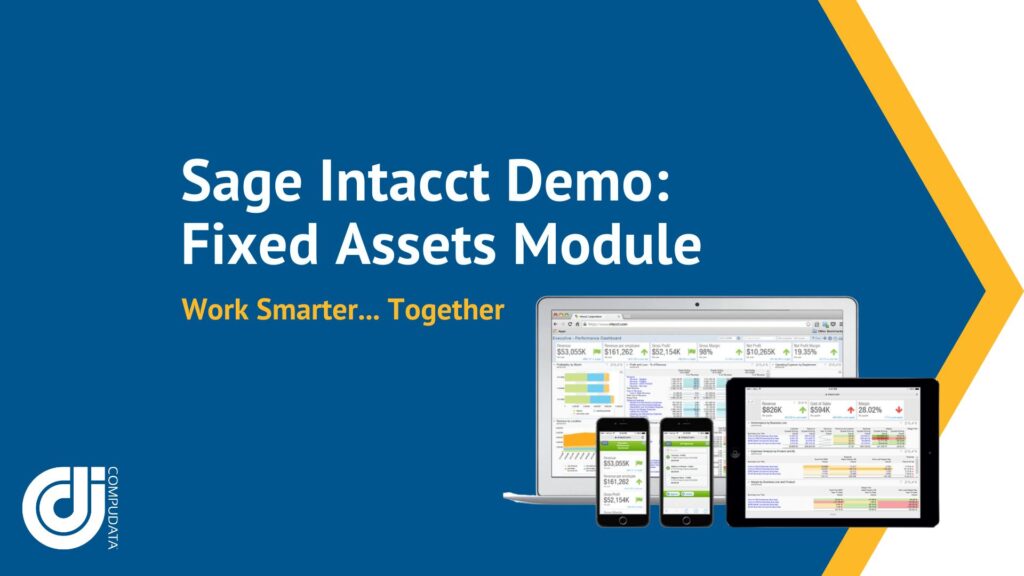 Sage Intacct Demo Fixed Assets Module