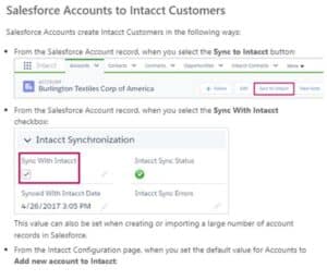 Sage Intacct CRM Integration